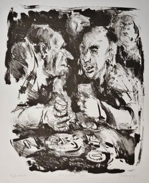 Jan Mensinga - "Cafescene 2" kopen? Bied vanaf 35!