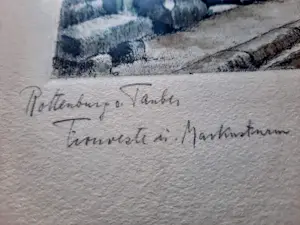 Paul Sollmann - Rotenburg ob der Tauber Markusturm und Turmreste kopen? Bied vanaf 90!