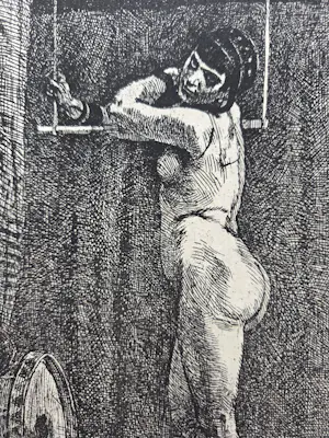 Felicien Rops - La Femme Au Trapeze. Dame aan trapeze. kopen? Bied vanaf 99!
