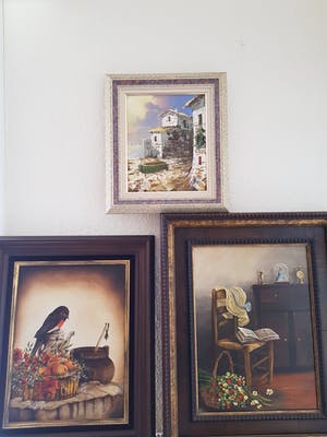 Niet of onleesbaar gesigneerd - 3 schilderijen van belgische kunstenaars kopen? Bied vanaf 1!