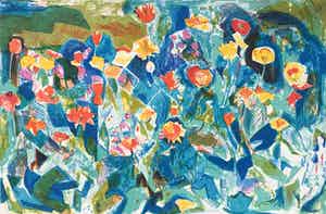 Helle Thorborg - Kleurenlithografie - Gesigneerd - 73/700 verkocht voor € 45!