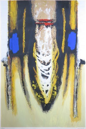 Hans Vanhorck - Lithografie, Zonder titel - Ingelijst (Groot) kopen? Bied vanaf 1!