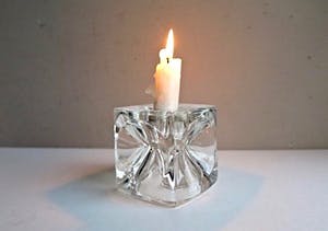 Sklo Union - Rudolfova - Nachtmann, Anna Hütte - Verfijnd Loodkristal: Zwaan, 2 Vogeltjes, Kaarsenhouder kopen? Bied vanaf 1!