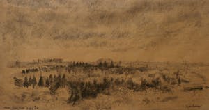 Poppe Damave - Tekening: "Voor Godfried" kopen? Bied vanaf 35!