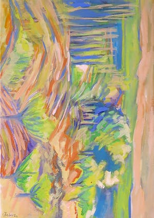 Joe Wols - Lot van drie tekeningen, Landschappen kopen? Bied vanaf 1!