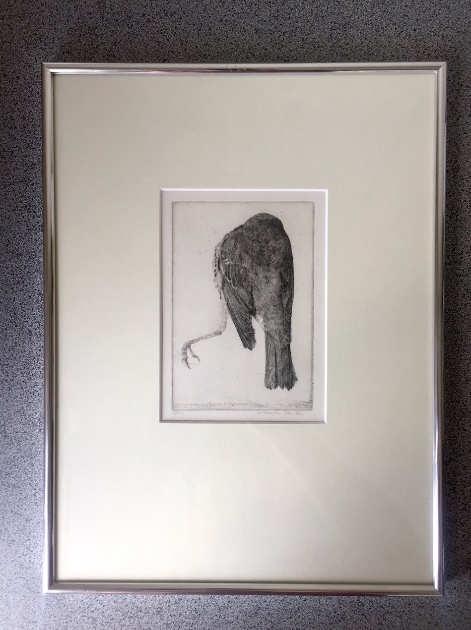 Charles Donker - Ets, Prachtig Ingelijst kopen? Bied vanaf 160!