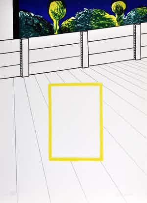 Roger Raveel - Alleen op de koer verkocht voor € 1200!