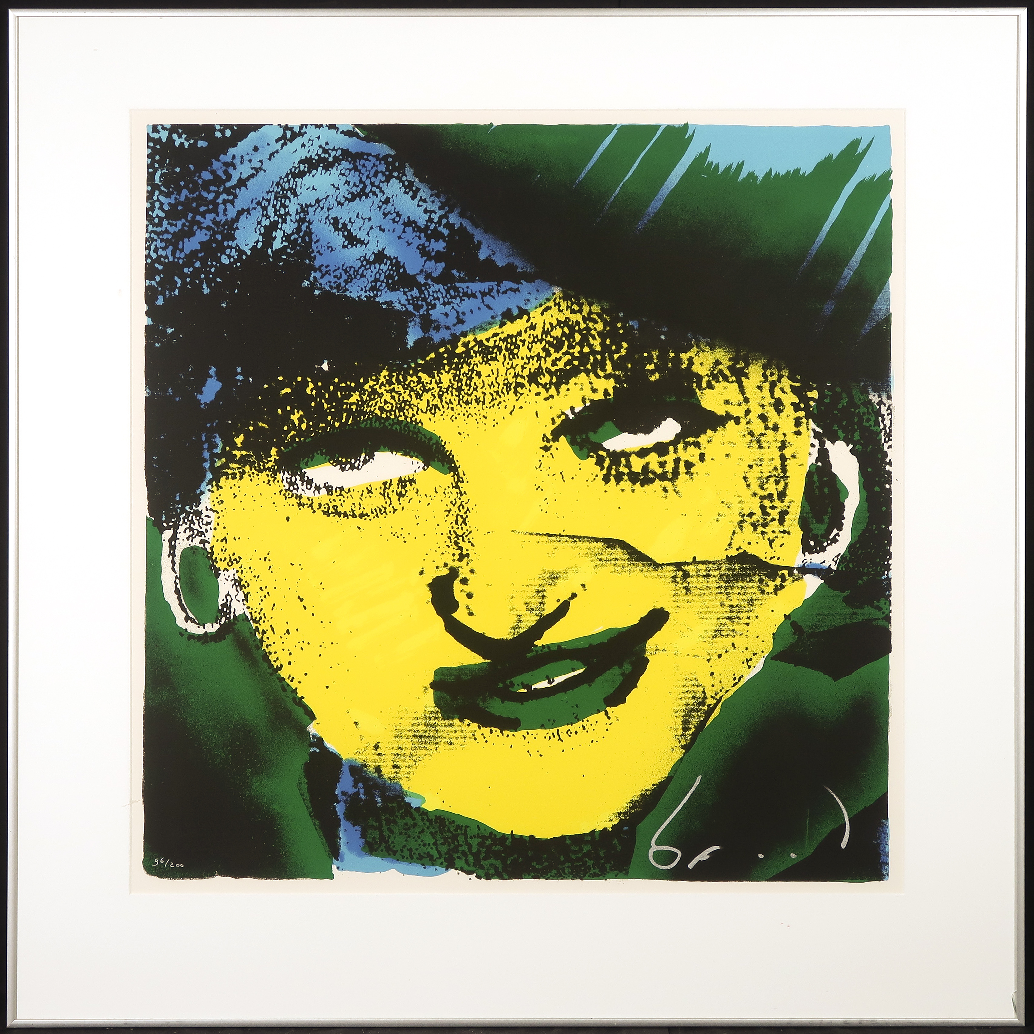 Herman Brood - Zeefdruk, Lady Di - Ingelijst verkocht voor € 200!