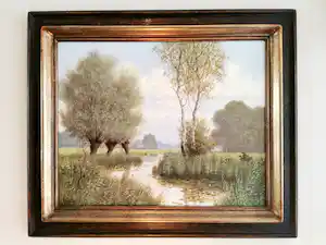 Johanna Dorothea Alberts - Berkenbomen aan de slootkant vendu pour 100€ !