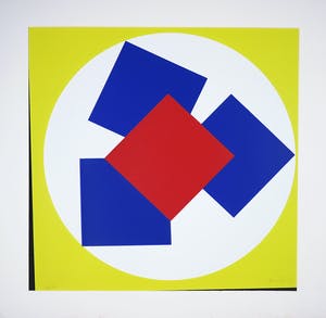 Bob Bonies - Zeefdruk, Z.t. Geometrisch Abstractie kopen? Bied vanaf 60!