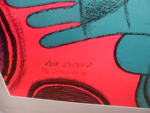 Corneille - Litho. Titel, Voir L' Oiseau. (groot) kopen? Bied vanaf 325!