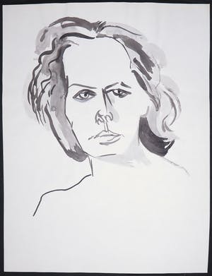 Joe Wols - Penseeltekening, Vrouw kopen? Bied vanaf 1!