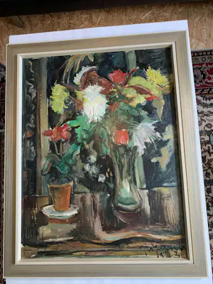 Pieter Defesche - Bloemstilleven Unica 1943‼️ kopen? Bied vanaf 150!