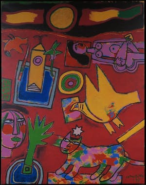 Corneille - Zeefdruk op doek, Journée Féerique - Ingelijst kopen? Bied vanaf 350!