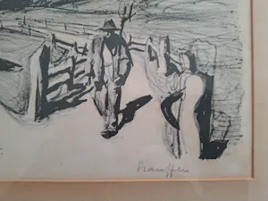 Fred Stauffer - Bauer in einer Berglandschaft in der Sonne kopen? Bied vanaf 40!