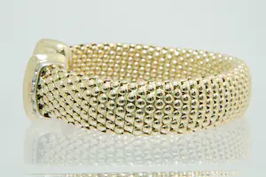 65 - Forse 18 Krt gouden armband - fantasie schakel - ZGAN - met onedele kern kopen? Bied vanaf 1160!