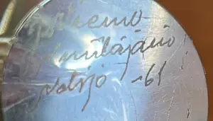 Nuutajarvi - vintage Jaakko Niemi hartvaas uit 1961 kopen? Bied vanaf 42!