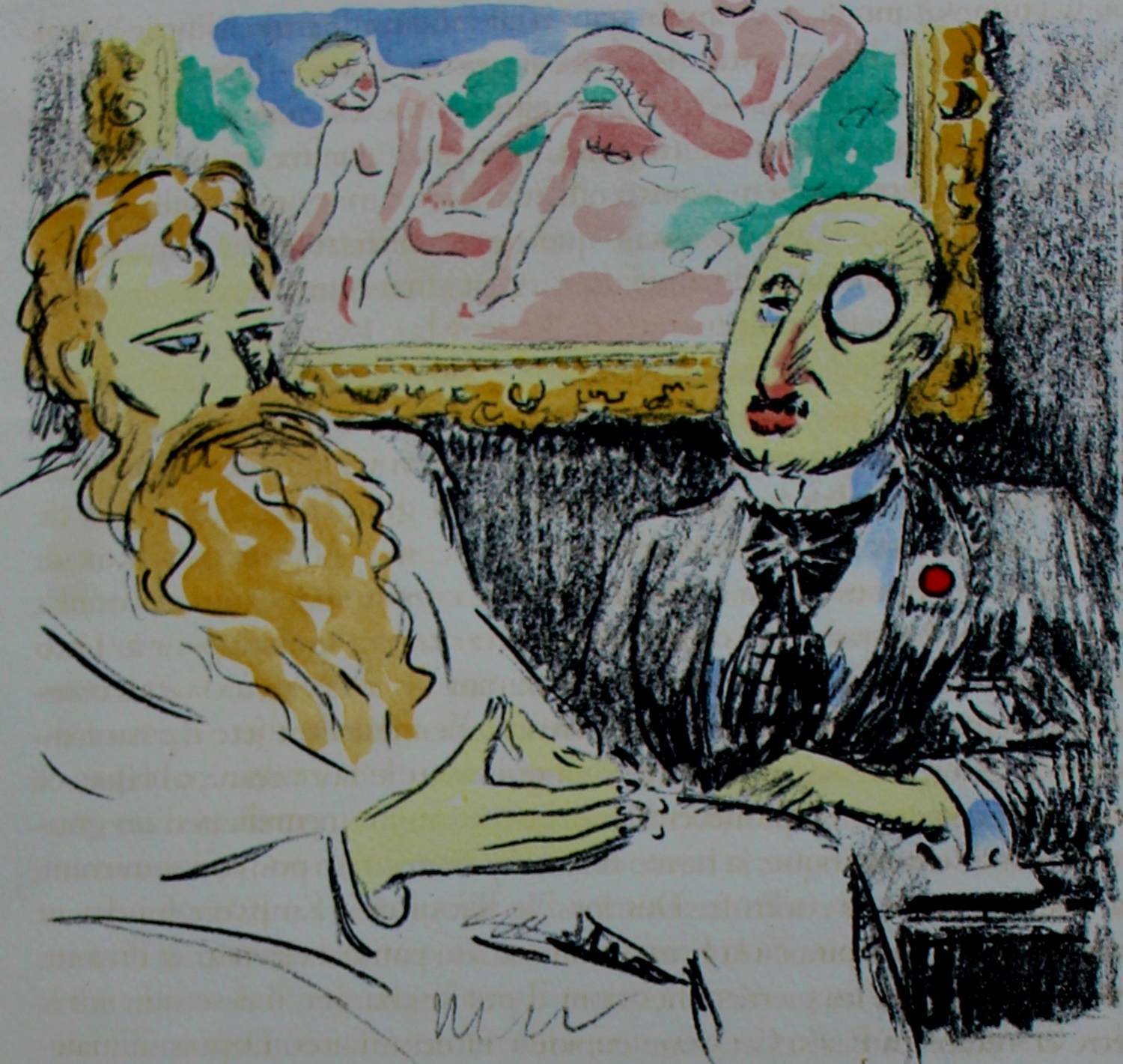 Kees van Dongen - Litho: "La révolte des anges" - 1951 kopen? Bied vanaf 199!