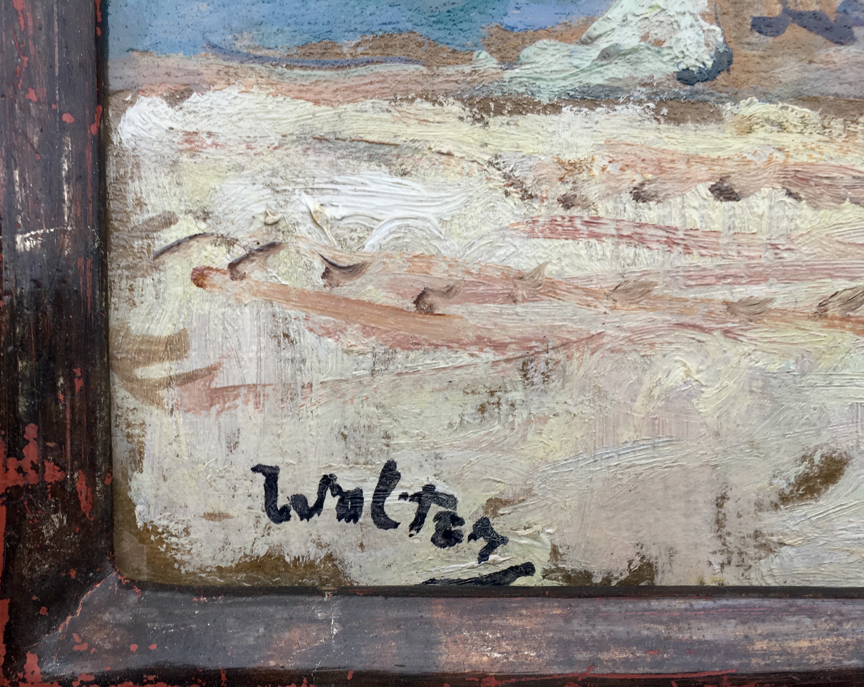 Hendrik Jan Wolter - Along the harbour of Sanary kopen? Bied vanaf 4000!