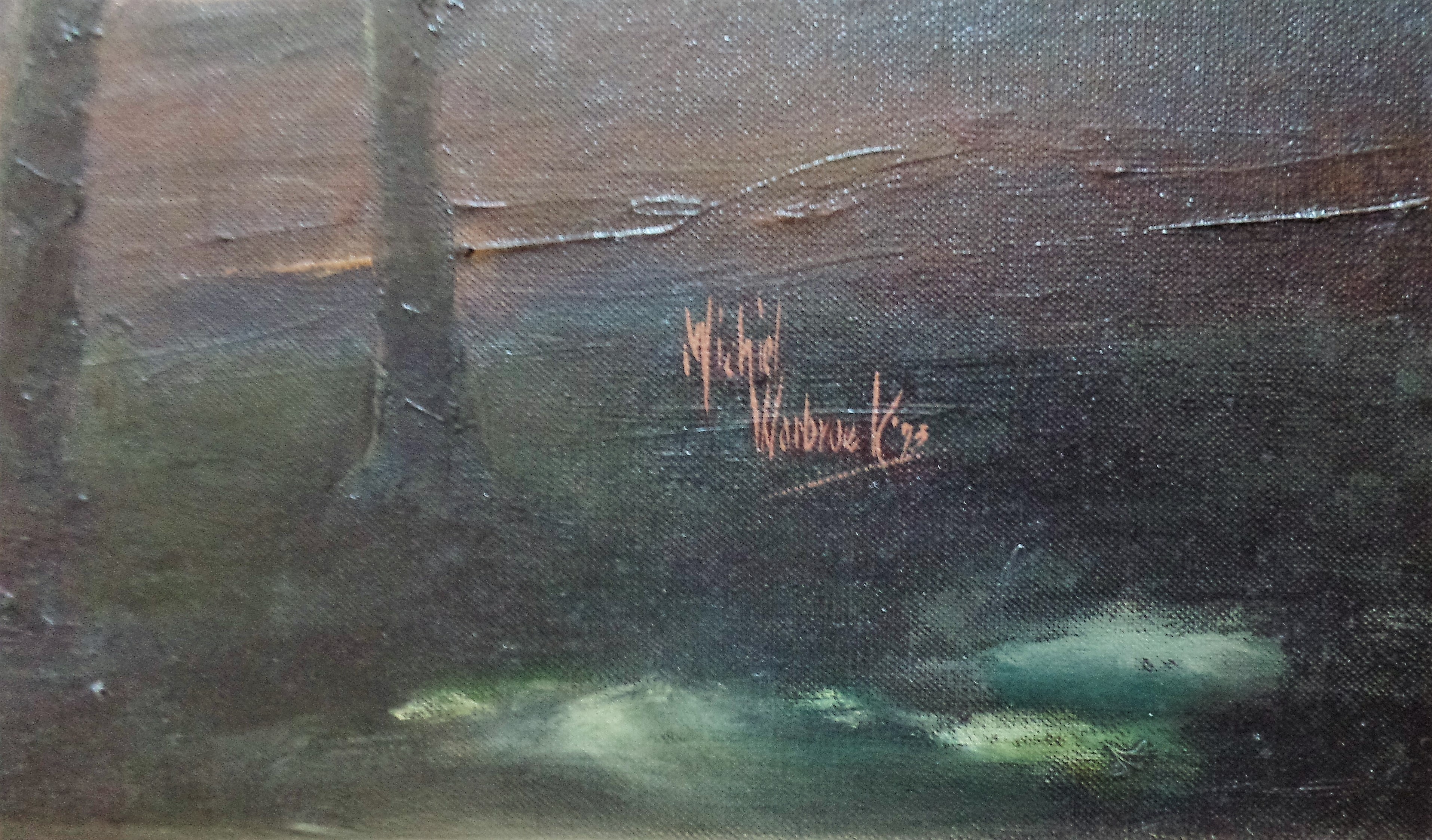 Michiel Warbroek - Zandverstuiving Heeze-Leende olieverf  kopen? Bied vanaf 75!