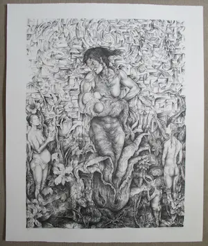 Oscar Camilo De Las Flores - Litho "Maternidad" kopen? Bied vanaf 25!