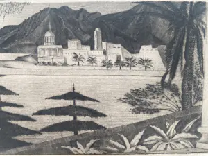 Lodewijk Schelfhout - Droge naald ets ‘Ajaccio’ kopen? Bied vanaf 100!