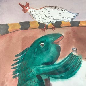 Roman Zuzuk - Prachtige aquarel - Uniek werk - Gesigneerd en gedateerd - 1999 kopen? Bied vanaf 95!