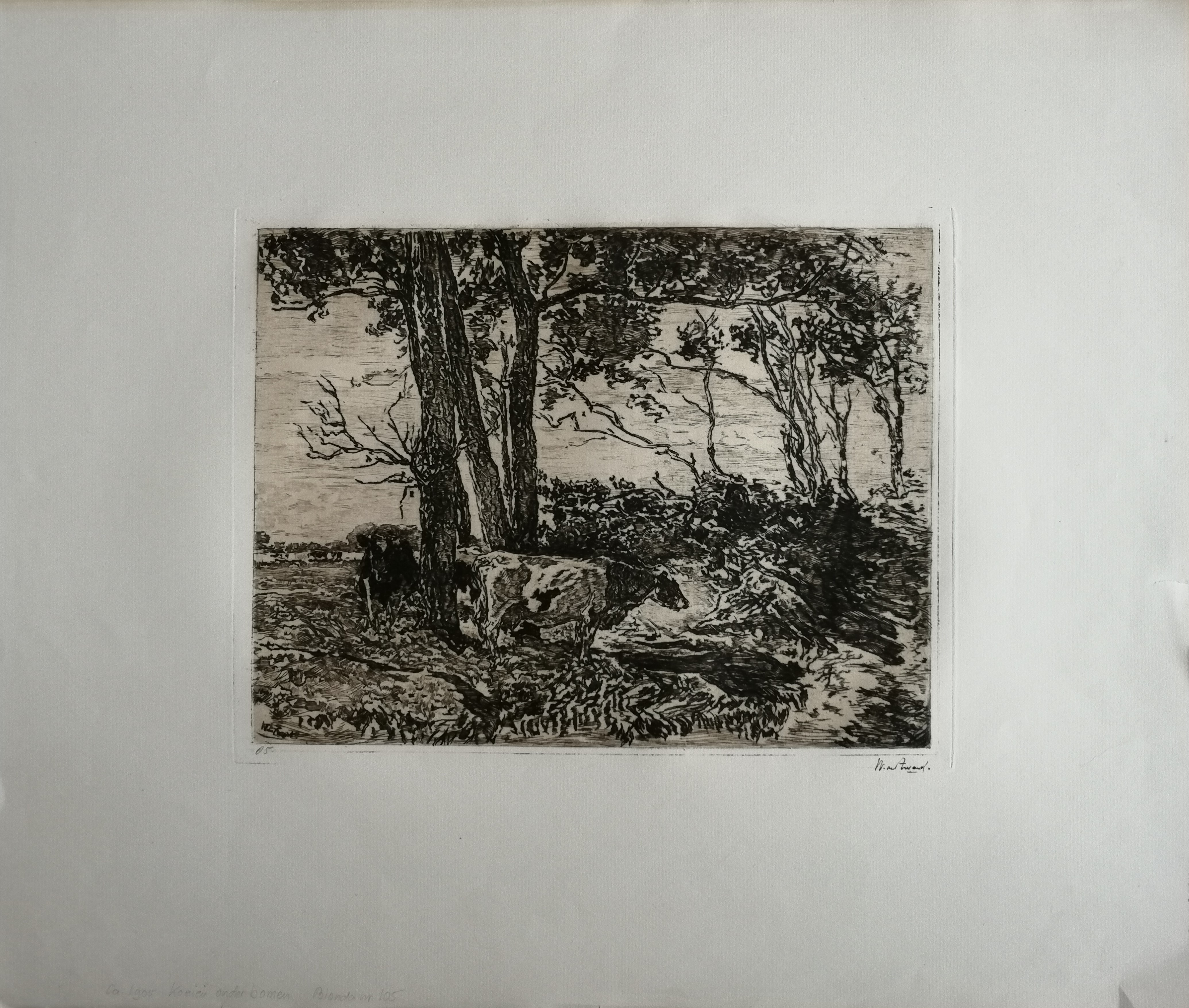 Willem de Zwart - Koeien onder bomen kopen? Bied vanaf 40!