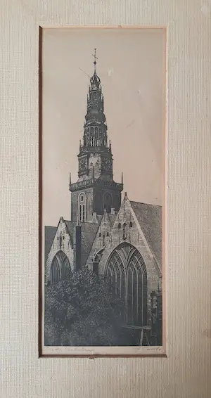Niet of onleesbaar gesigneerd - Oude kerk in Amsterdam kopen? Bied vanaf 1!