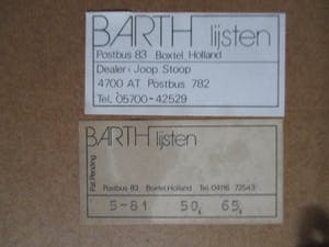 Michel van Overbeeke - Ingelijste ets "De Toekomst" kopen? Bied vanaf 40!