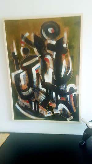 John ter Reehorst - prachtig abstract schilderij verkocht voor € 100!