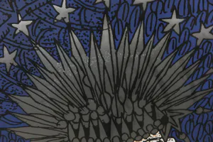 Trudi van de Ven - Zeefdruk, Statue of Freedom - Ingelijst kopen? Bied vanaf 35!