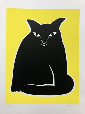 Jan Snoeck - zwarte kat kopen? Bied vanaf 70!