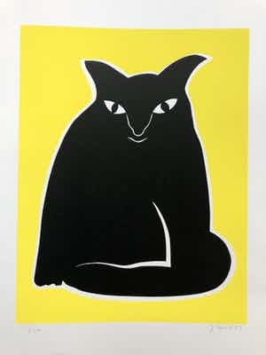 Jan Snoeck - zwarte kat verkocht voor € 70!