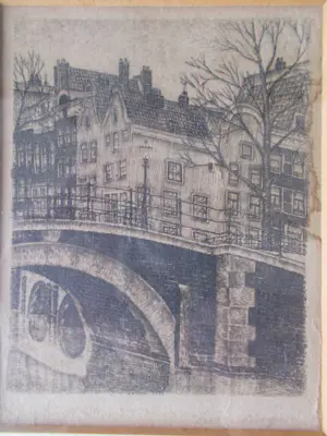Sal Meijer - ets Reguliersgracht kopen? Bied vanaf 65!