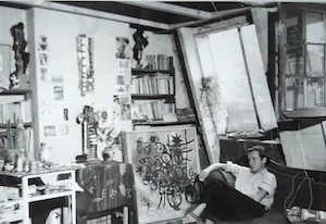 Corneille - Atelierfoto jaren 50 kopen? Bied vanaf 30!