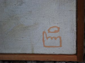 De Kunstfabriek - Rozen in het raam - groot olieverfschilderij (110x75) kopen? Bied vanaf 1!