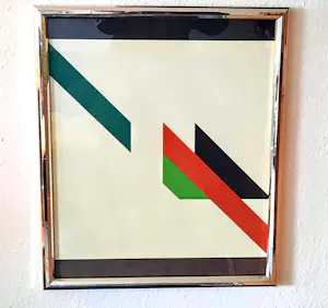 Horst Scheffler - Kunstdruck Abstrakte Composition 1971 handsigniert nummeriert 36/75 mit Rahmen kopen? Bied vanaf 320!