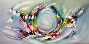 Gena - Abstract Blue kaufen? Bieten Sie von 300!