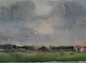 Corrie van der Baan - Wolken boven de Lemelerberg kopen? Bied vanaf 1!