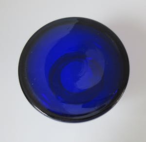 Holmegaard - Cobalt blauw sixties vaasje kopen? Bied vanaf 28!