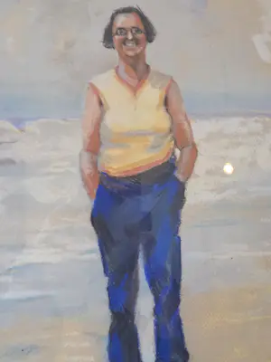 Hein Froonen - Volle vrouw op strand kopen? Bied vanaf 750!