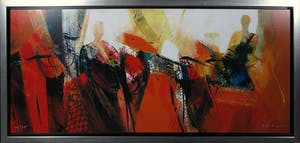 Peter Meijer - Zeefdruk op paneel, De brief - Ingelijst (Groot) kopen? Bied vanaf 60!