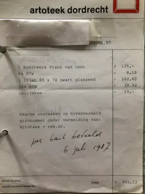 Buy Frans van Lent - Le violon de Man Ray? Bid from 40!
