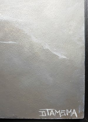 Dieuwke Tamsma - Geometrisch abstracte compositie, acrylverf op paneel (mooi ingelijst) kopen? Bied vanaf 75!