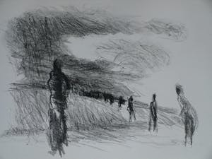 Leo Schatz - Litho, Hommage aan mijn vriendenkring – 1989 kopen? Bied vanaf 35!