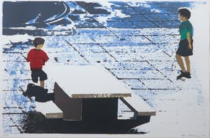 Koen Vermeule - Zeefdruk, Zonder titel - Ingelijst kopen? Bied vanaf 60!