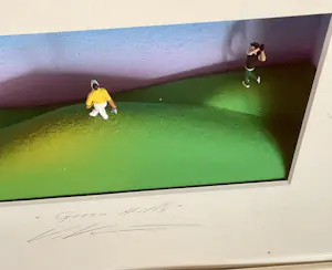 Volker Kühn - 3D object Art in Box, Green Hills, gesigneerd kopen? Bied vanaf 195!