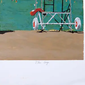 Marc Langer - Zeefdruk, Sauveteur kopen? Bied vanaf 60!