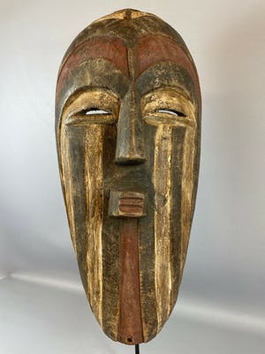 Songye - 210862 - Tribal used African Songye Kifwebe mask - Congo. kopen? Bied vanaf 45!
